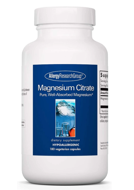Allergy Research Magnesium Citrate - Магній цитрат 180 капсул