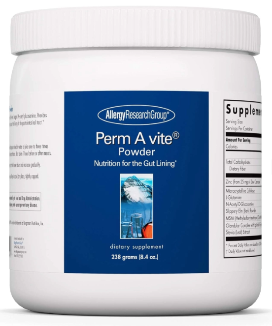 Allergy Research Perm A vite Powder - Підтримка ШКТ з цинк карнозин 238 г