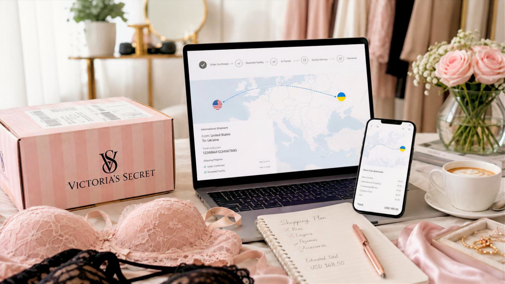 Доставка замовлення Victoria’s Secret в Україну