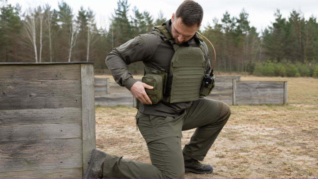 Модульна плитоноска MOLLE з аптечкою