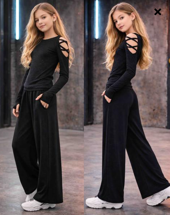 Штаны Karolina KR432 black для детей