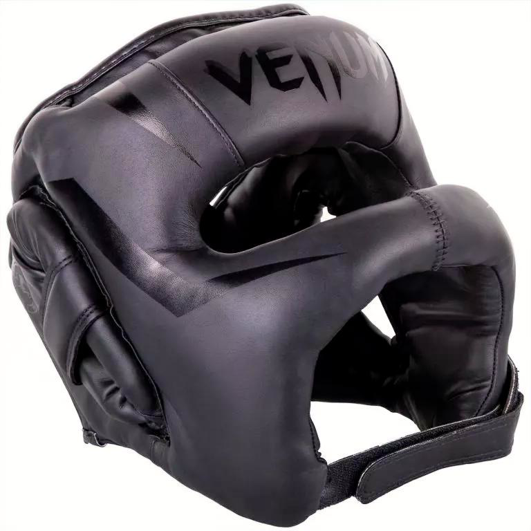 Бампер Venum Elite Iron Headgear Black-універсальний