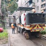 У Кам’янському оновлюють покриття на вулиці Євгена Мельнікова/Алтайській