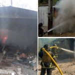 пошкоджені житловий будинок, торгівельний заклад та адміністративна будівля