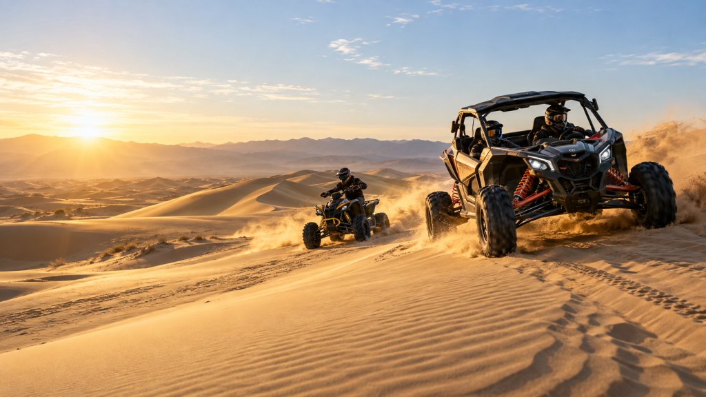 Can-Am Maverick і Renegade на дюнах