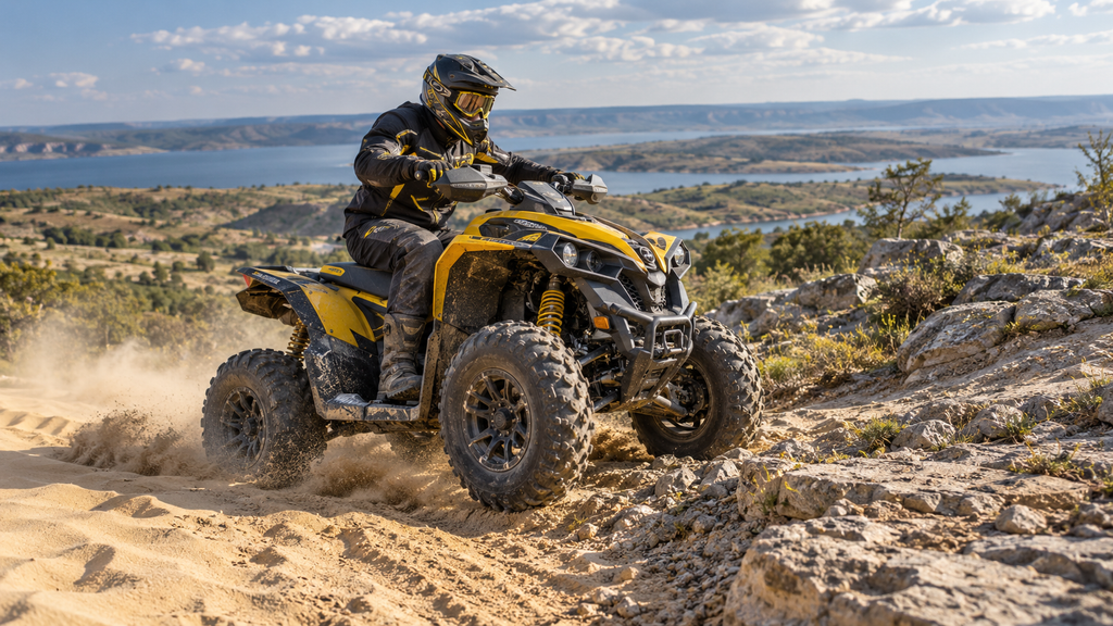 Can-Am Renegade долає пісок і каміння
