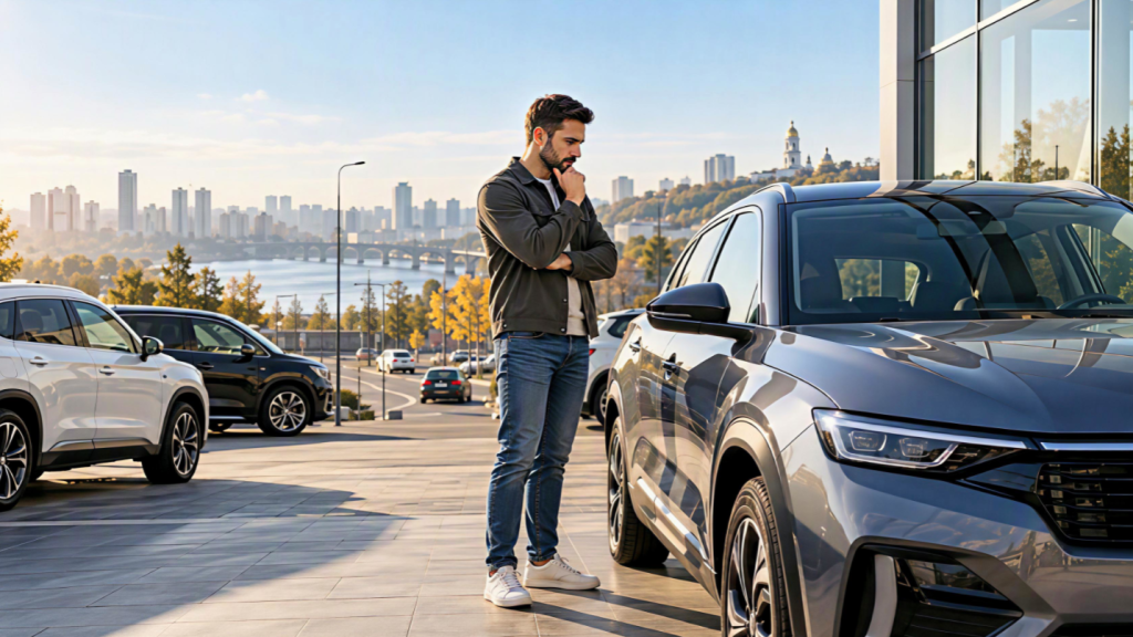 Выбор автомобиля в автосалоне Киева