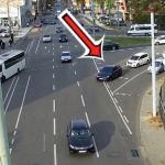 Аварія на спуску з Центрального мосту у Дніпрі