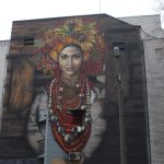 Мурал «Українка» у Дніпрі: соняшники, калина та краса України