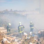 Пожежа на сміттєвому полігоні в Кам’янському — пожежу ліквідували