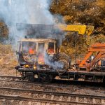 Ворог здійснив напад на залізничну станцію в Кам’янському районі: загорілася дрезина