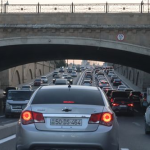 У Дніпрі ускладнено проїзд по Новому мосту в напрямку лівого берега