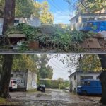 У Дніпрі на вулиці Георгія Дзика прибрали велике засмічення