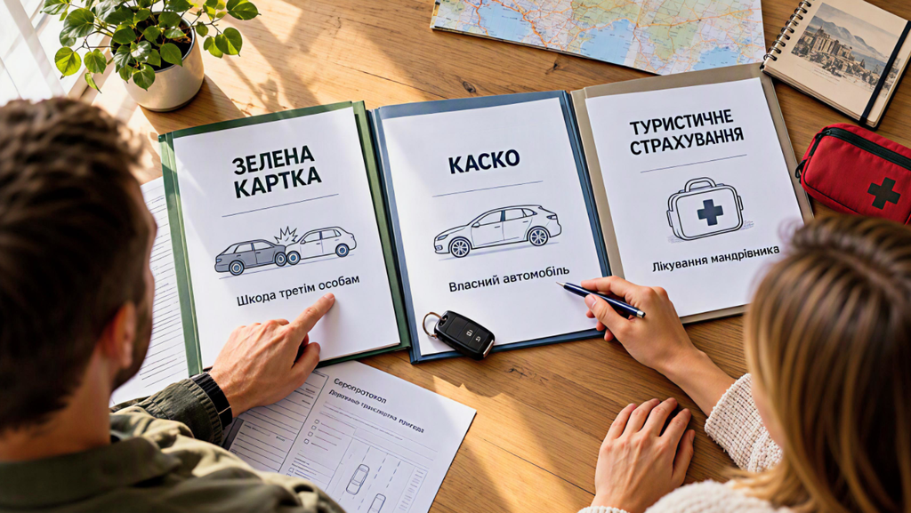 Зелена картка, КАСКО та туристичне страхування